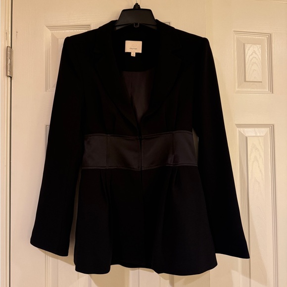 Cinq a Sept Lane Corset Waist Blazer in Black, GUC - Picture 7 of 7